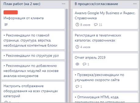 Используем в работе метод канбан